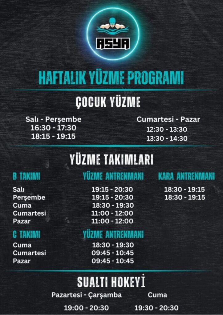 çekmeköy yüzme